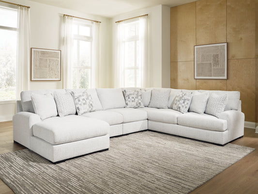 Stuart Furniture Outlet - Ashley Furniture - Misty-Lakes 5-Piece Sectional with Chaise - 5-Piece Sectional with Chaise - PC66906S12