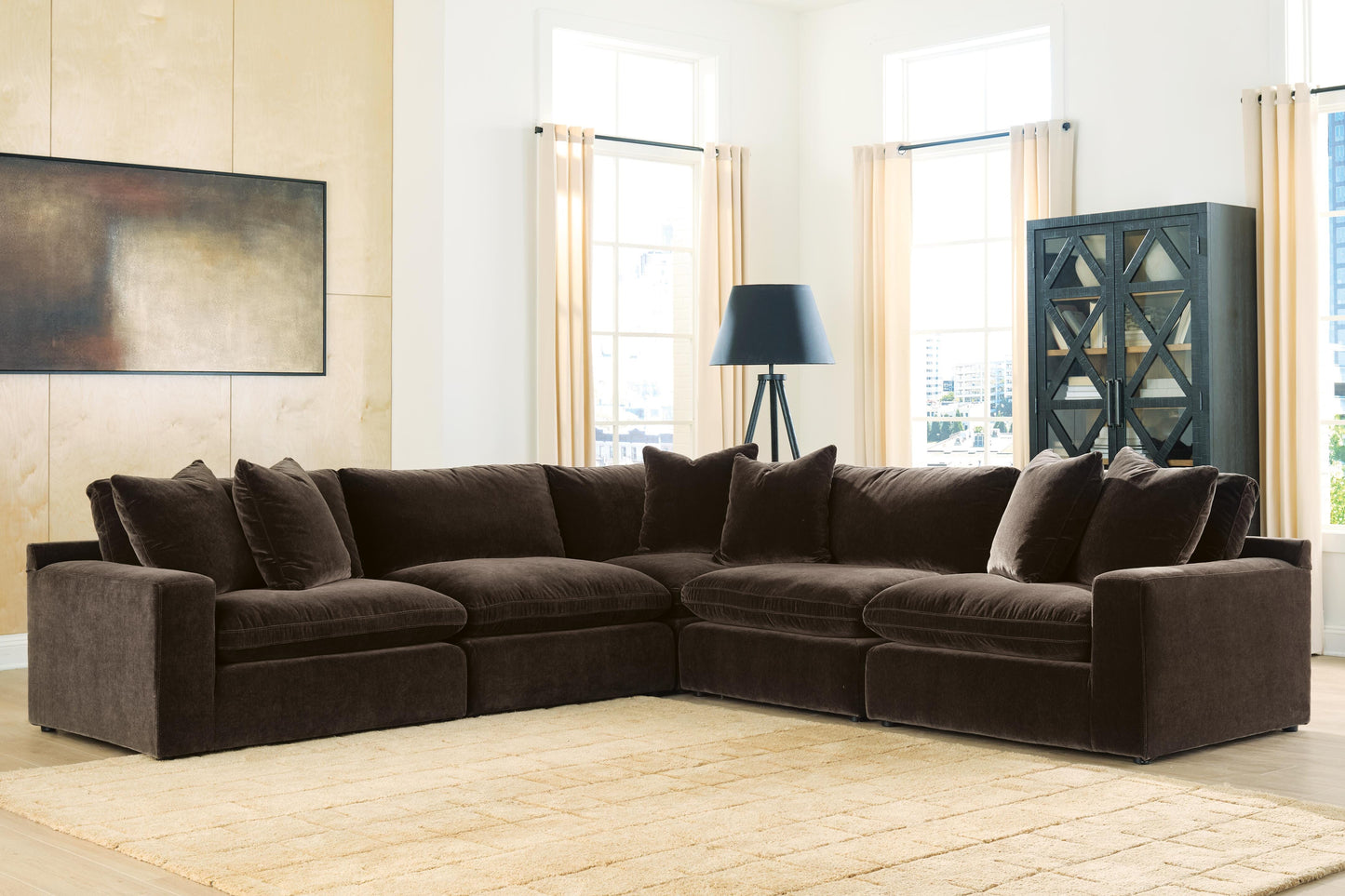 Stuart Furniture Outlet - Ashley Furniture - Maxton Heights Sectional - RAF 5-Piece Sectional - 67807S4