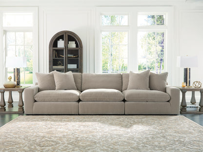 Stuart Furniture Outlet - Ashley Furniture - Maxton Heights Sectional - RAF 3-Piece Sectional Sofa / Pebble - 67808S2