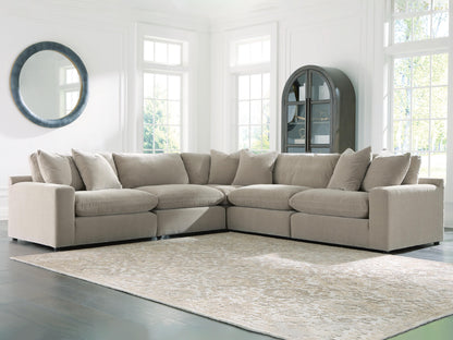 Stuart Furniture Outlet - Ashley Furniture - Maxton Heights Sectional - RAF 5-Piece Sectional / Pebble - 67808S4
