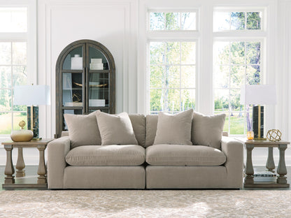 Stuart Furniture Outlet - Ashley Furniture - Maxton Heights Sectional - RAF 2-Piece Sectional Sofa / Pebble - 67808S1
