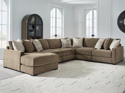 Stuart Furniture Outlet - Ashley Furniture - Camellia-Court Sectional - RAF 6-Piece Sectional with Chaise / Coffee - 68207S14