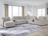 RAF 8-Piece Sectional with Chaise and Audio Consoles