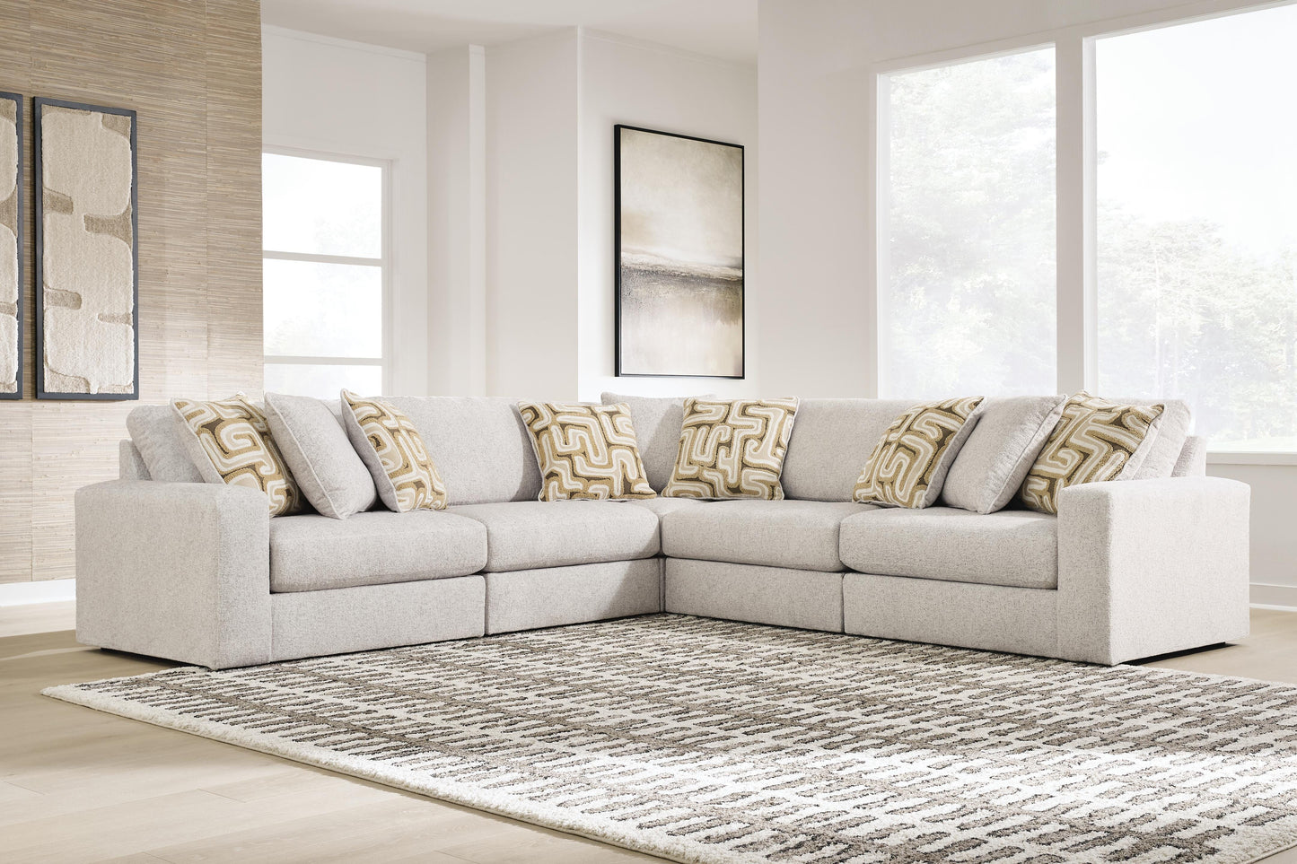 Stuart Furniture Outlet - Ashley Furniture - Kestrie 5-Piece Sectional - 5-Piece Sectional - PC68706S17