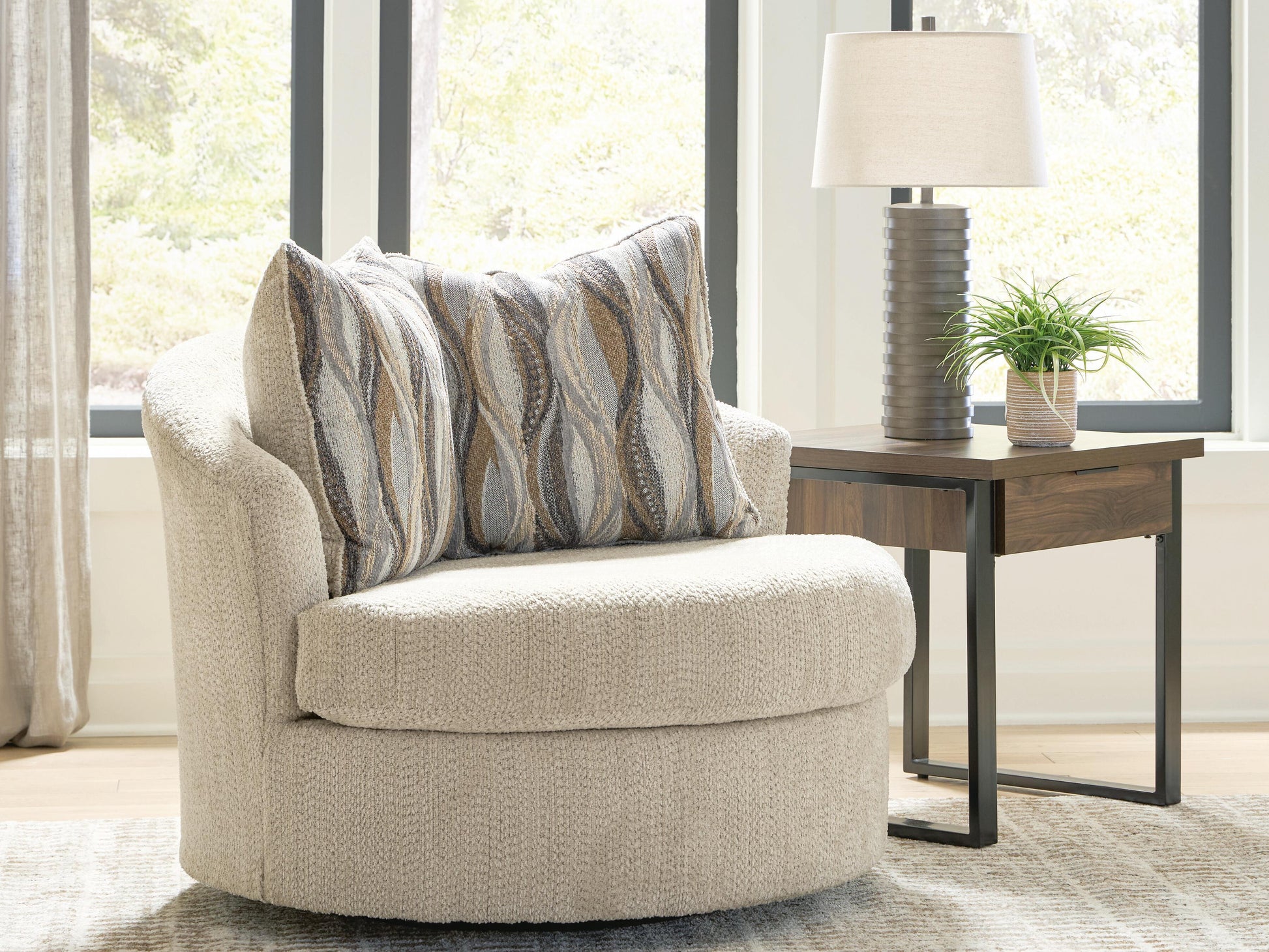 Stuart Furniture Outlet - Ashley Furniture - Lofwood Living Room - Swivel Accent Chair - PC6960544
