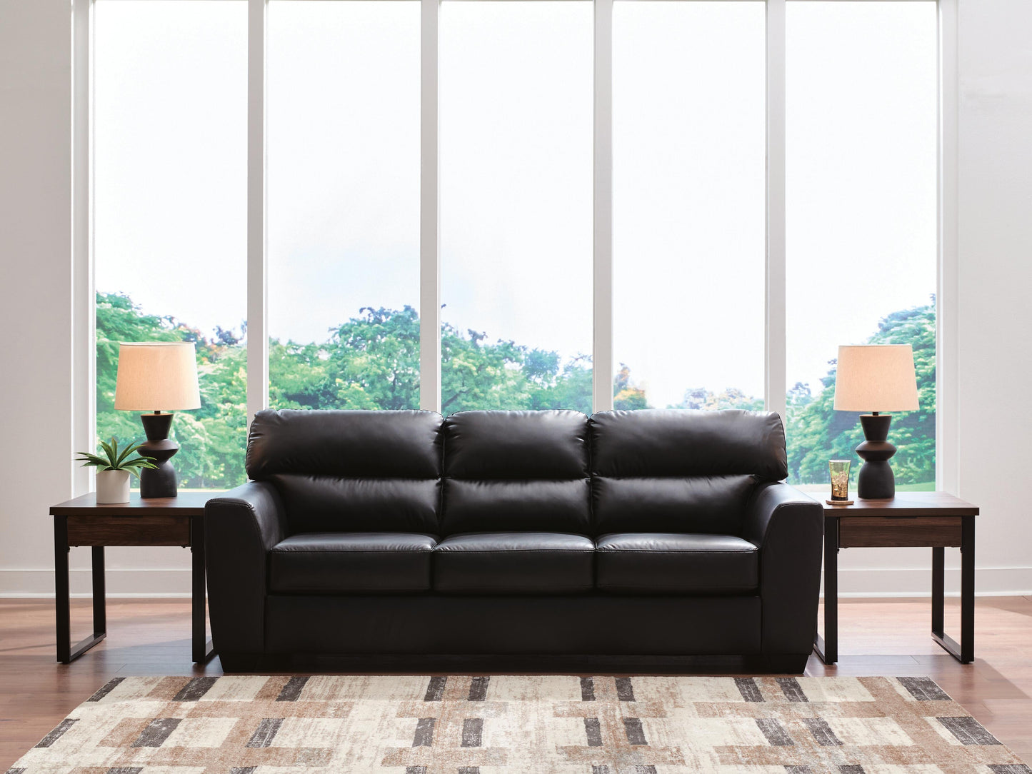 Stuart Furniture Outlet - Ashley Furniture - Glennbre Living Room - Sofa / Midnight - PC6980438