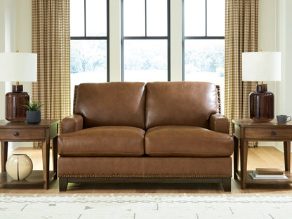 Stuart Furniture Outlet - Ashley Furniture - Saonara Living Room - Loveseat / Amber - PC7310935