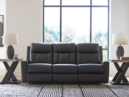 Stuart Furniture Outlet - Ashley Furniture - Mackmenville Living Room - Reclining Sofa / Carbon - 7471388