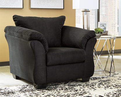 Stuart Furniture Outlet - Ashley Furniture - Darcy Living Room - Chair / Black - 7500820
