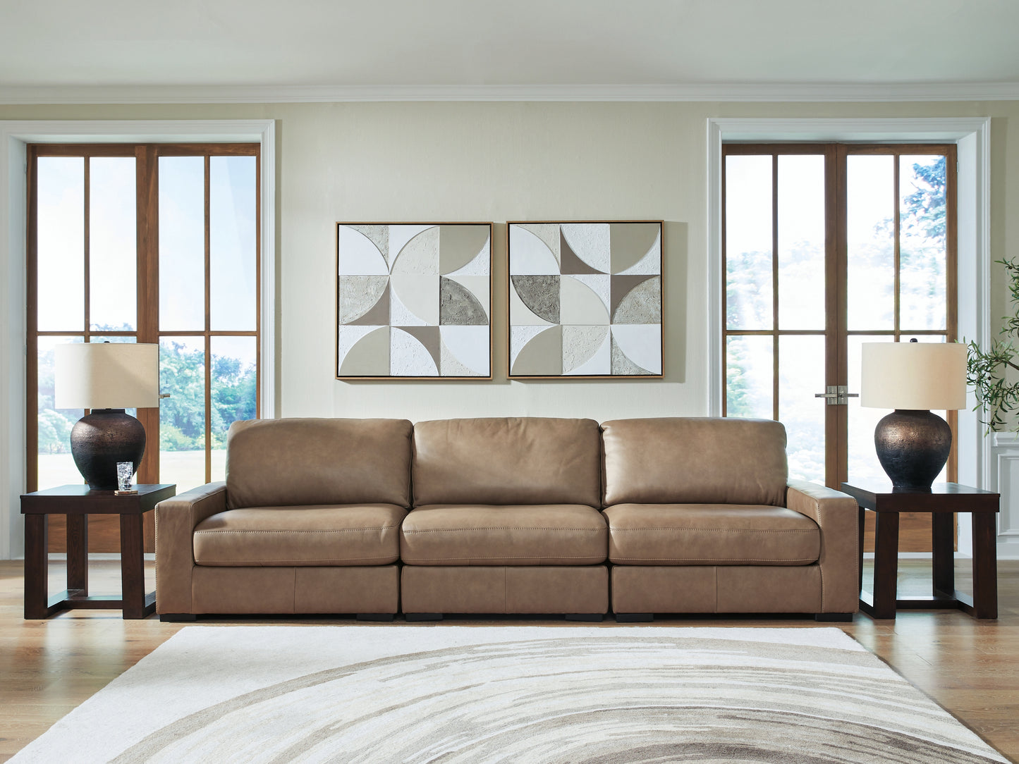 Stuart Furniture Outlet - Ashley Furniture - Veronella Sectional - RAF 3-Piece Sectional Sofa / Sahara - 76106S2