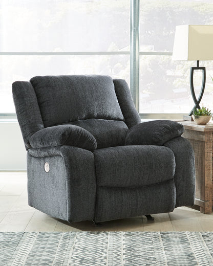 Stuart Furniture Outlet - Ashley Furniture - Draycoll Living Room - Power Rocker Recliner / Slate - 7650498