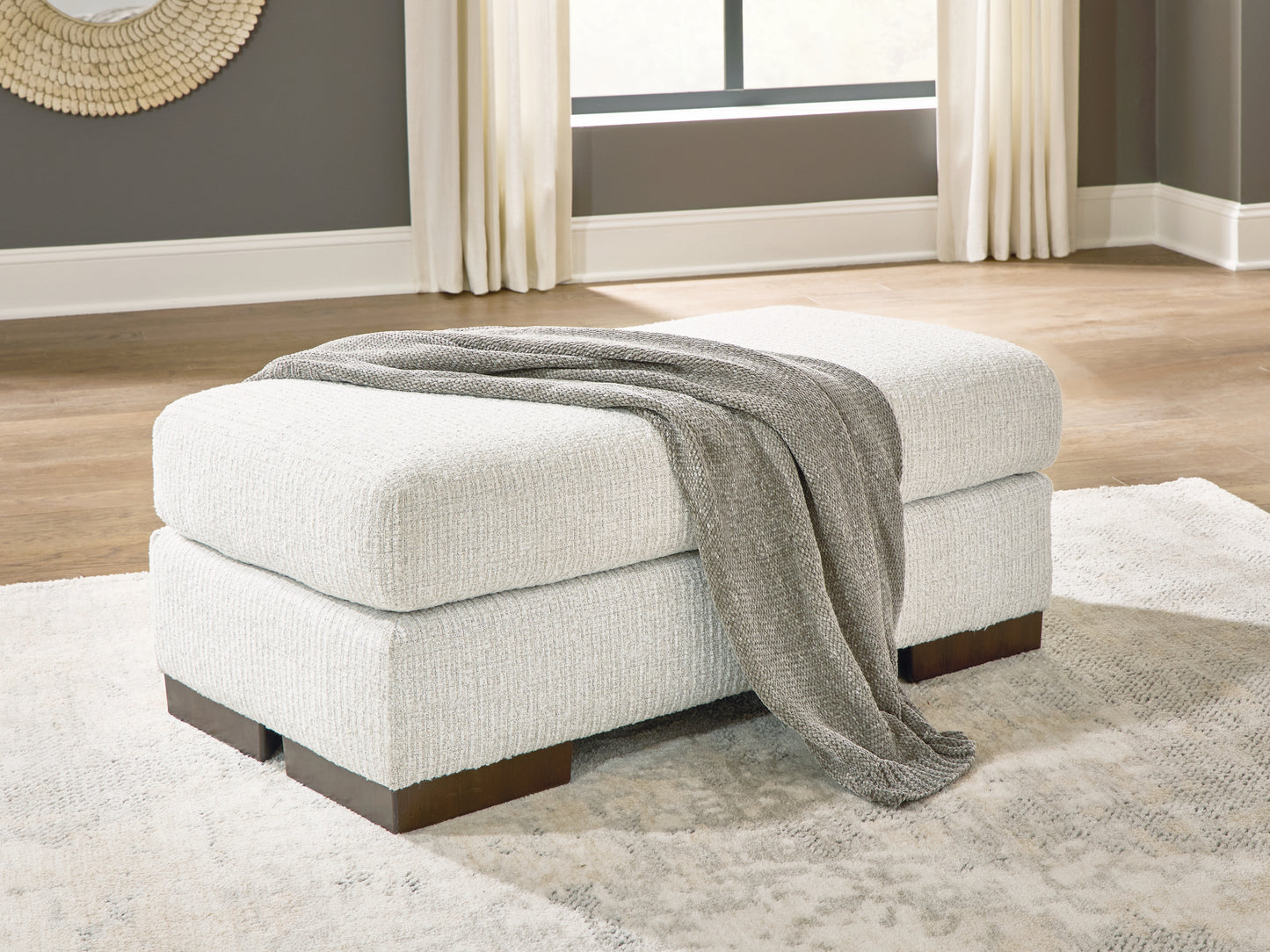 Stuart Furniture Outlet - Ashley Furniture - Hartside Living Room - Ottoman / Frosted - 8010414