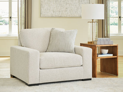 Stuart Furniture Outlet - Ashley Furniture - Conlee-Pike Living Room - Chair and a Half / Linen - PC8131023