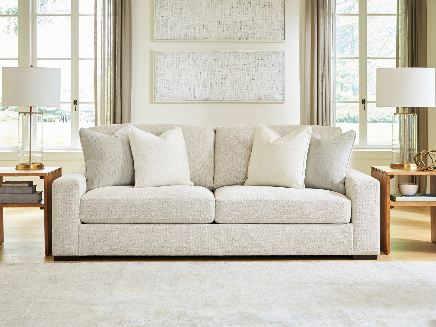 Stuart Furniture Outlet - Ashley Furniture - Conlee-Pike Living Room - Sofa / Linen - PC8131038