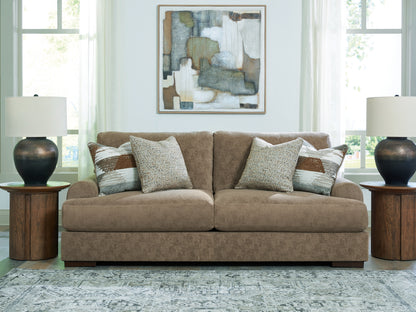 Stuart Furniture Outlet - Ashley Furniture - Jayne Park Living Room - Sofa / Pecan - PC8150538
