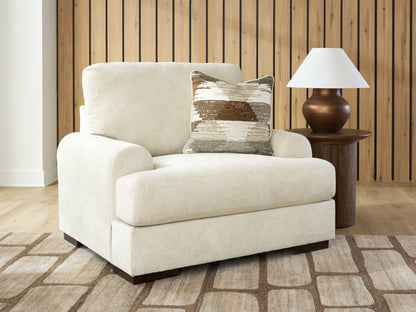Stuart Furniture Outlet - Ashley Furniture - Jayne Park Living Room - Chair and a Half / Sand - PC8150623