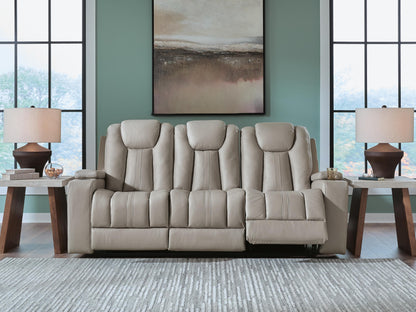 Stuart Furniture Outlet - Ashley Furniture - Elevate Edges Living Room - REC Sofa w/Drop Down Table / Coin - PC8330589