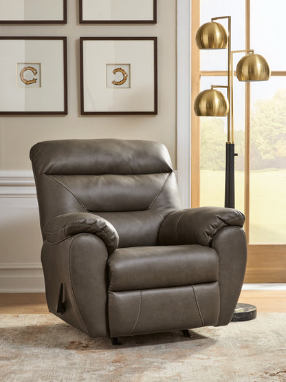 Stuart Furniture Outlet - Ashley Furniture - Elksworth Living Room - Rocker Recliner / Ash - PC8400325
