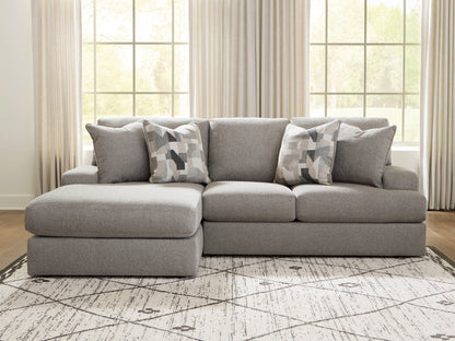 Stuart Furniture Outlet - Ashley Furniture - Lindon Sectional - RAF 2-Piece Sectional with Chaise / Smoke - 84704S1
