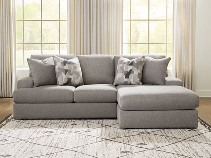 Stuart Furniture Outlet - Ashley Furniture - Lindon Sectional - 2-Piece Sectional with Chaise / Smoke - 84704S2