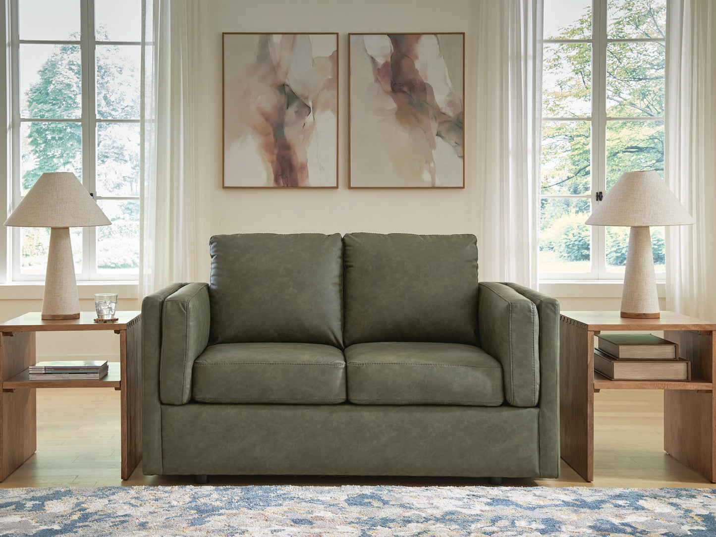 Stuart Furniture Outlet - Ashley Furniture - Hollis Studio Living Room - Loveseat - PC8560435