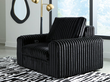Stuart Furniture Outlet - Ashley Furniture - HamlinBay Living Room - Power Gliding Chaise / Onyx - PC8680315P