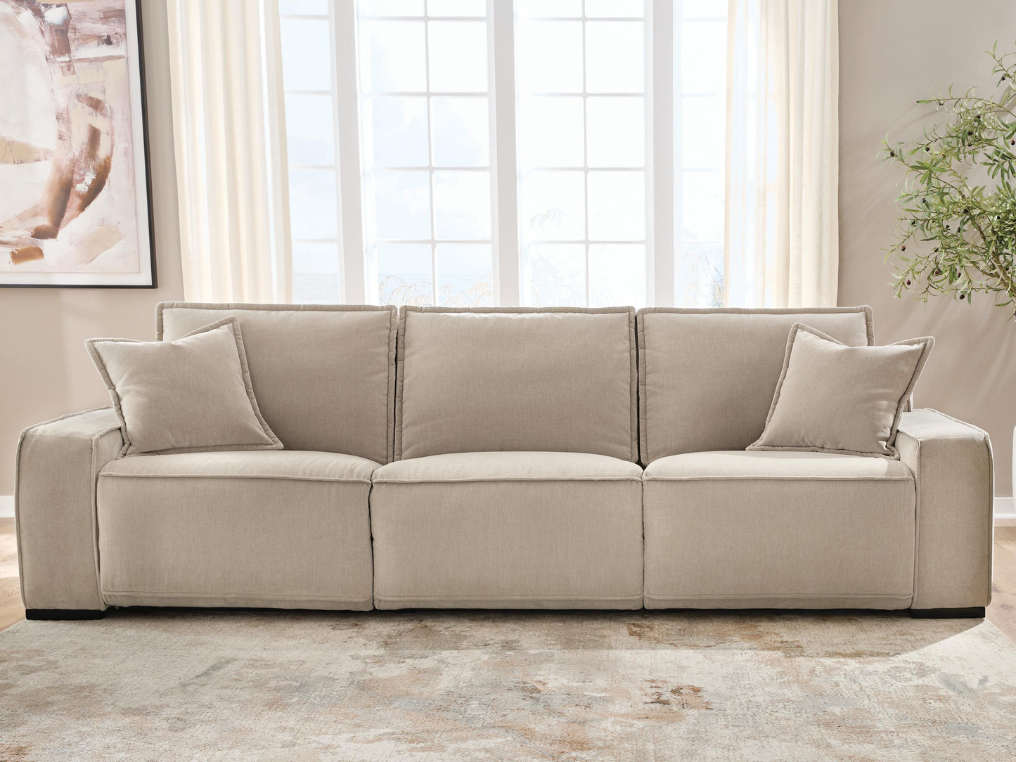 Stuart Furniture Outlet - Ashley Furniture - Carceri Sectional - 3-Piece Power Sectional Reclining Sofa - 87003S3