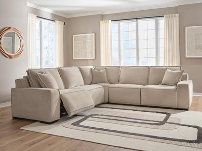 Stuart Furniture Outlet - Ashley Furniture - Carceri Sectional - 5-Piece Power Sectional Reclining Sofa / Cashmere - 87003S4