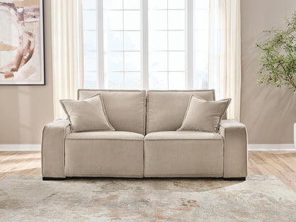 Stuart Furniture Outlet - Ashley Furniture - Carceri Sectional - 2-Piece Power Reclining Sectional Loveseat / Cashmere - 87003S1