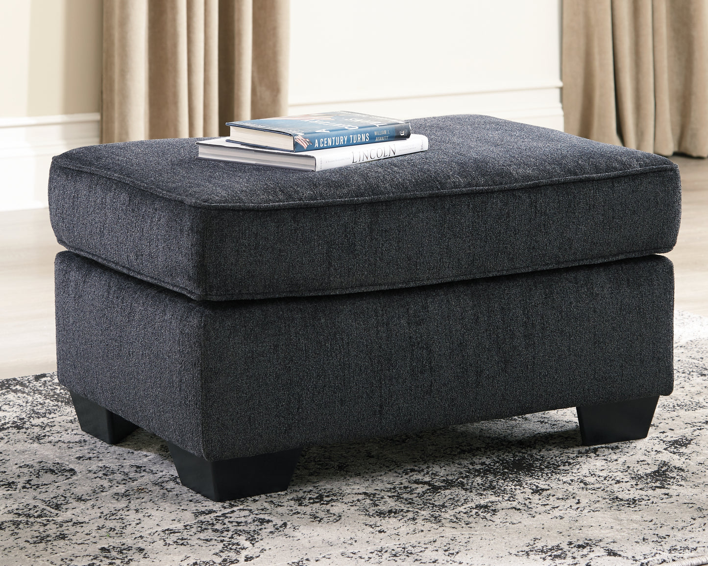 Stuart Furniture Outlet - Ashley Furniture - Altari Living Room - Ottoman / Slate - 8721314