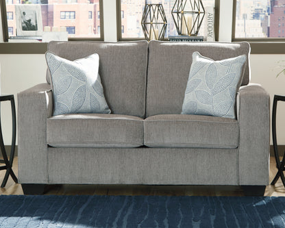Stuart Furniture Outlet - Ashley Furniture - Altari Living Room - Loveseat / Alloy - 8721435