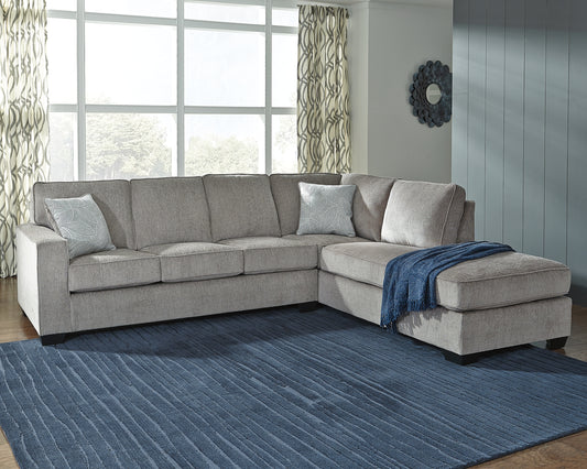 Stuart Furniture Outlet - Ashley Furniture - Altari Sectional - LAF 2-Piece Sectional with Chaise / Slate - 87213S2