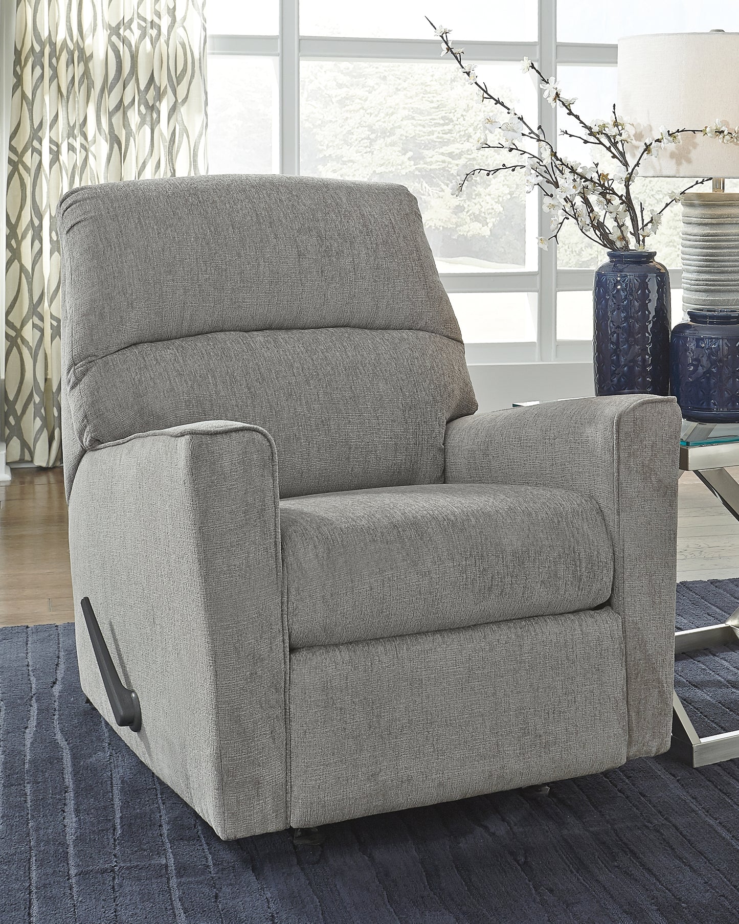 Stuart Furniture Outlet - Ashley Furniture - Altari Living Room - Rocker Recliner / Alloy - 8721425
