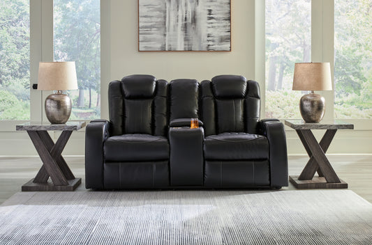 Stuart Furniture Outlet - Ashley Furniture - Caveman Den Living Room - PWR REC Sofa with ADJ Headrest / Midnight - 9070315