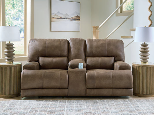 Stuart Furniture Outlet - Ashley Furniture - Beckley Place Living Room - PWR Recliner/ADJ Headrest / Earth - PC9180282