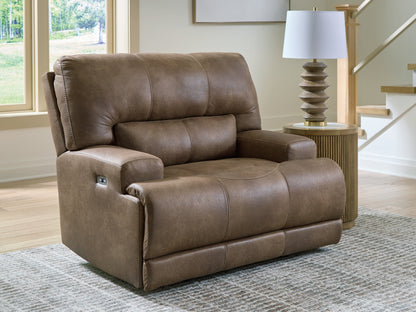 Stuart Furniture Outlet - Ashley Furniture - Beckley Place Living Room - PWR Recliner/ADJ Headrest / Earth - PC9180282
