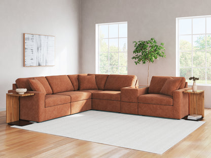 Stuart Furniture Outlet - Ashley Furniture - Modmax Sectional - RAF 6-Piece Sectional / Spice - 92102S7