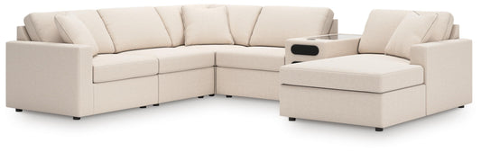 Stuart Furniture Outlet - Ashley Furniture - Modmax 6-Piece Sectional with Audio System and Chaise - RAF 6-Piece Sectional with Audio System and Chaise - 92103S51