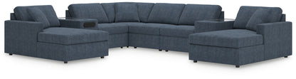 Stuart Furniture Outlet - Ashley Furniture - Modmax Sectional - RAF 8-Piece Sectional with Chaise / Ink - 92121S31