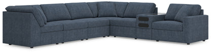 Stuart Furniture Outlet - Ashley Furniture - Modmax Sectional - 7-Piece Sectional with Audio Console / Ink - 92121S34