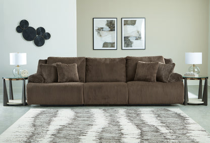 Stuart Furniture Outlet - Ashley Furniture - Top Tier Sectional - 3-Piece Sectional Sofa / Chocolate - 92705S8