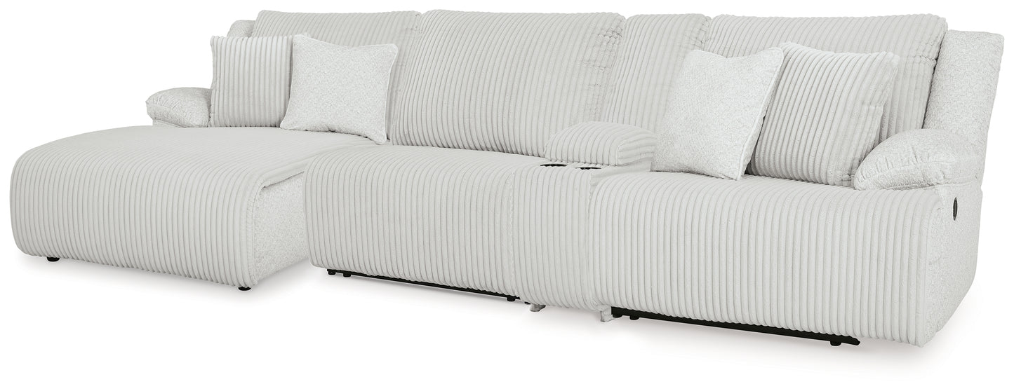 Stuart Furniture Outlet - Ashley Furniture - Top Tier Sectional - 4-Piece Reclining Sectional with Chaise / Alloy - 92706S12