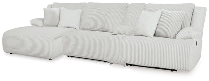 Stuart Furniture Outlet - Ashley Furniture - Top Tier Sectional - 4-Piece Reclining Sectional with Chaise / Alloy - 92706S12
