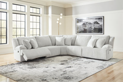 Stuart Furniture Outlet - Ashley Furniture - Top Tier Sectional - 5-Piece Reclining Sectional / Alloy - 92706S3