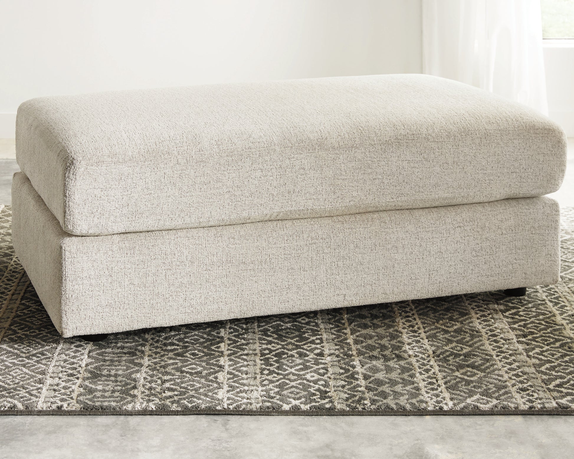 Stuart Furniture Outlet - Ashley Furniture - Soletren Living Room - Oversized Accent Ottoman / Stone - 9510408