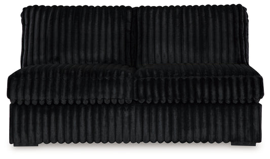 Stuart Furniture Outlet - Ashley Furniture - Midnight-Madness 4-Piece Sectional - 4-Piece Sectional / Onyx - 98103U11