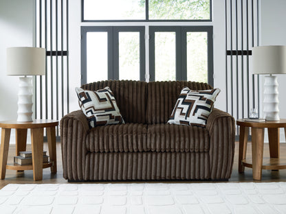 Stuart Furniture Outlet - Ashley Furniture - Midnight-Madness Living Room - Loveseat / Chocolate - 9810435
