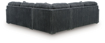 Stuart Furniture Outlet - Ashley Furniture - Midnight-Madness Sectional - LAF 3-Piece Sectional / Gunmetal - 98105S5
