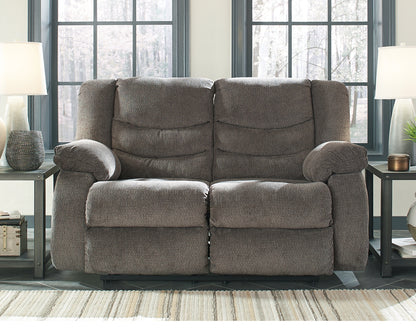 Stuart Furniture Outlet - Ashley Furniture - Tulen Living Room - Reclining Loveseat / Gray - 9860686