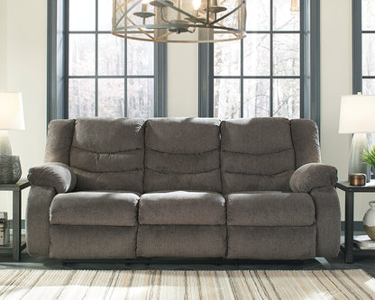 Stuart Furniture Outlet - Ashley Furniture - Tulen Living Room - Reclining Sofa / Gray - 9860688